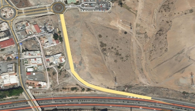 Afsluiting van afrit 45 (San Fernando) op de GC-1